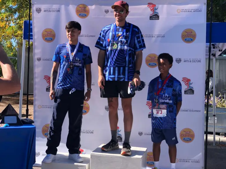 Young medalists on the podium
